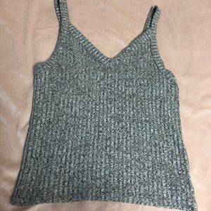 ribbed grey tank